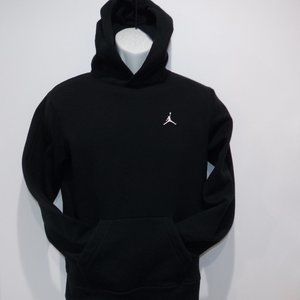 NIKE JORDAN Black Essentials Hoodie BOY'S LG 12-13 YEAR OLD